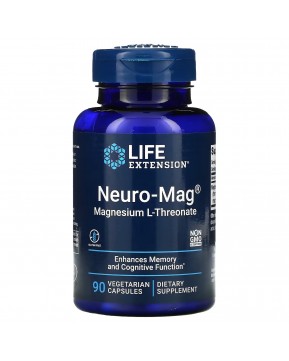 Life Extension, Neuro-Mag, L-треонат магния, 90 вегетарианских капсул